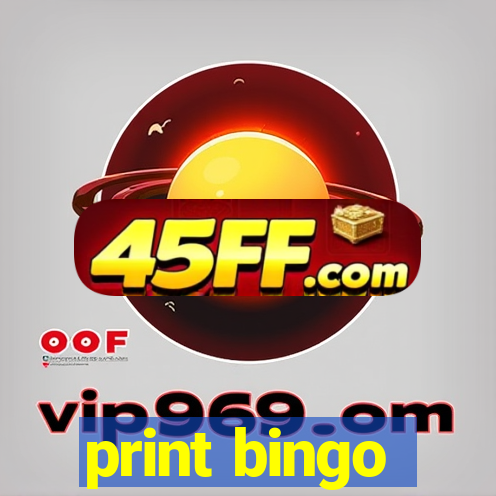 print bingo